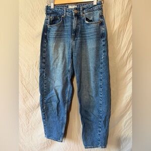 We The Free Blue Boyfriend Jeans